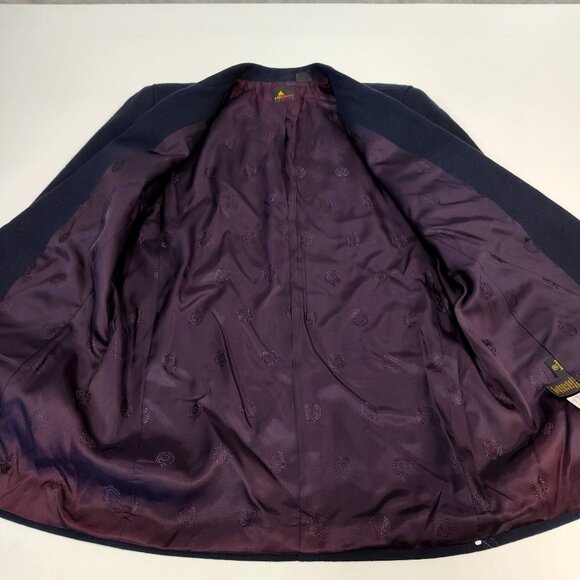 Lizsport Blazer 100% Wool Single-Button Blazer Jacket Women's Size 12 Petite - Picture 3 of 9